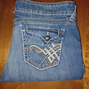 ARIAT Ruby Women's Straight Leg Jeans Low Rise Blend Medium Wash Blue Size 29L